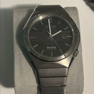 Citizen Eco-Drive Titanium Watch - Gray Dial